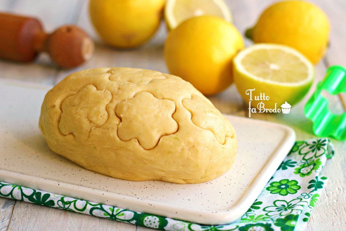 IMPASTO PASTA FROLLA AL LIMONE per biscotti e crostate Tutto fa Brodo