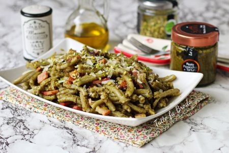 PASTA AL PESTO DI PISTACCHIO E SPECK