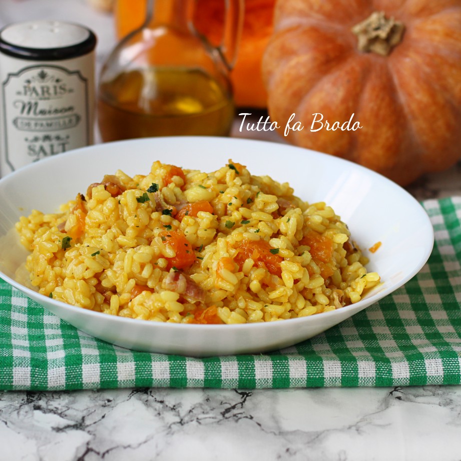 RISOTTO ALLA ZUCCA E SPECK Tutto fa Brodo in Cucina