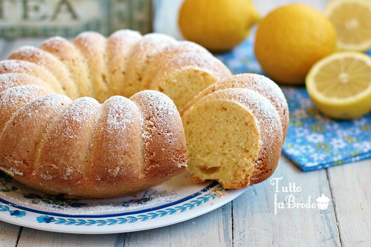 CIAMBELLA AL LIMONE SENZA LATTOSIO Sofficissima - Tutto Fa Brodo In Cucina