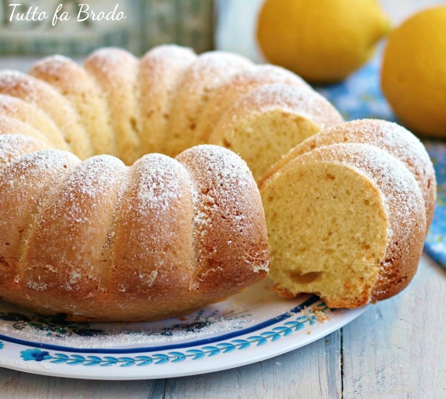 Ciambella Al Limone Senza Lattosio Sofficissima Tutto Fa Brodo In Cucina