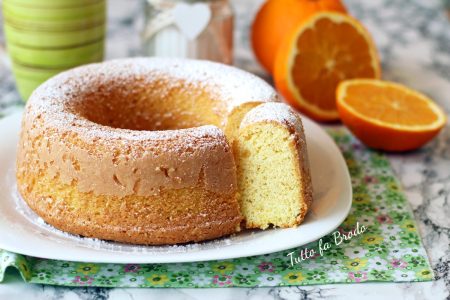 CIAMBELLA ALL'ARANCIA CON FARINA DI RISO