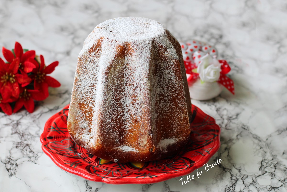 PANDORO CLASSICO Con Gocce Di Cioccolato Anche Bimby - Tutto Fa Brodo ...