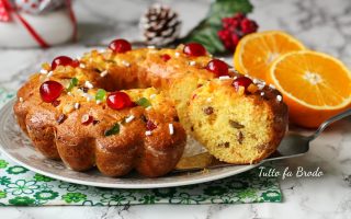 TORTA ALL'ARANCIA CON CANDITI E UVETTA 4