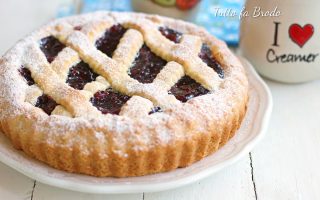 CROSTATA MORBIDA ALLA MARMELLATA DI LAMPONI