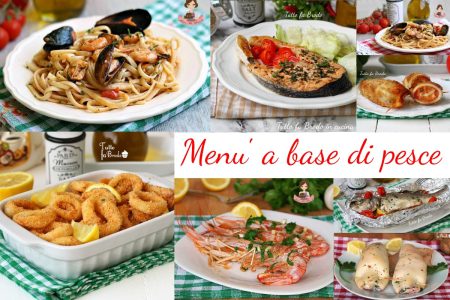 MENU' A BASE DI PESCE