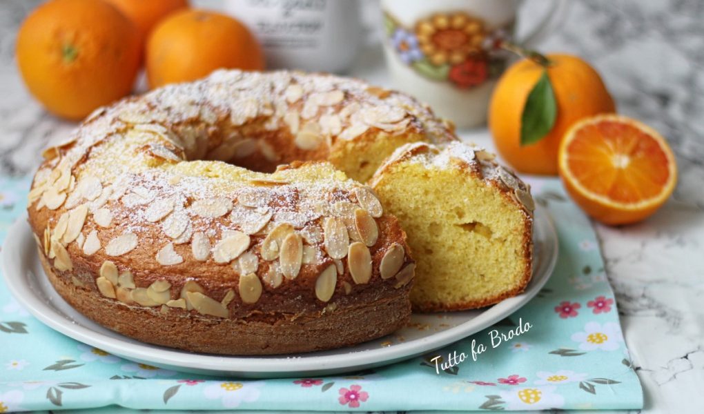 CIAMBELLONE ALL'ARANCIA E MANDORLE Anche Bimby - Tutto Fa Brodo In Cucina