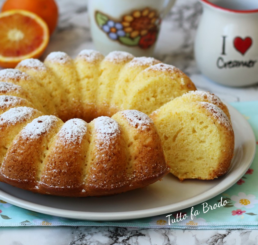 Ciambella Agli Albumi E Arancia Sofficissima Tutto Fa Brodo In Cucina