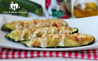 ZUCCHINE RIPIENE DI PATATE E MORTADELLA