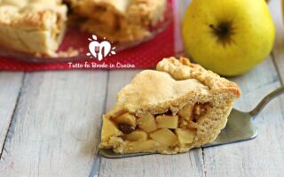 CROSTATA ALLE MELE SENZA BURRO E UOVA