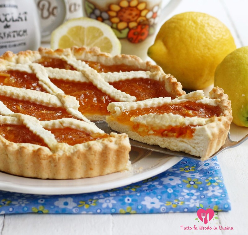 CROSTATA CON MARMELLATA ALL'ARANCIA