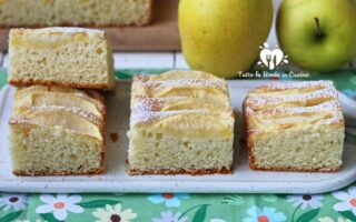 TORTA DI MELE CON 1 UOVO