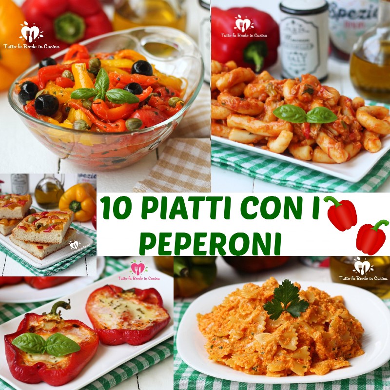 10 PIATTI CON I PEPERONI