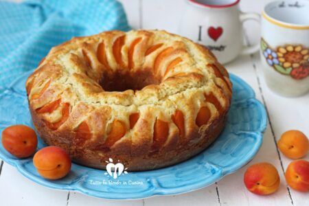 CIAMBELLA CON ALBICOCCHE E YOGURT