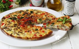 FRITTATA DI VERDURE IN FRIGGITRICE AD ARIA