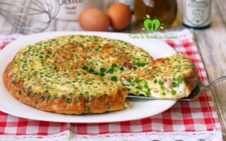 FRITTATA DI PISELLI E SPECK