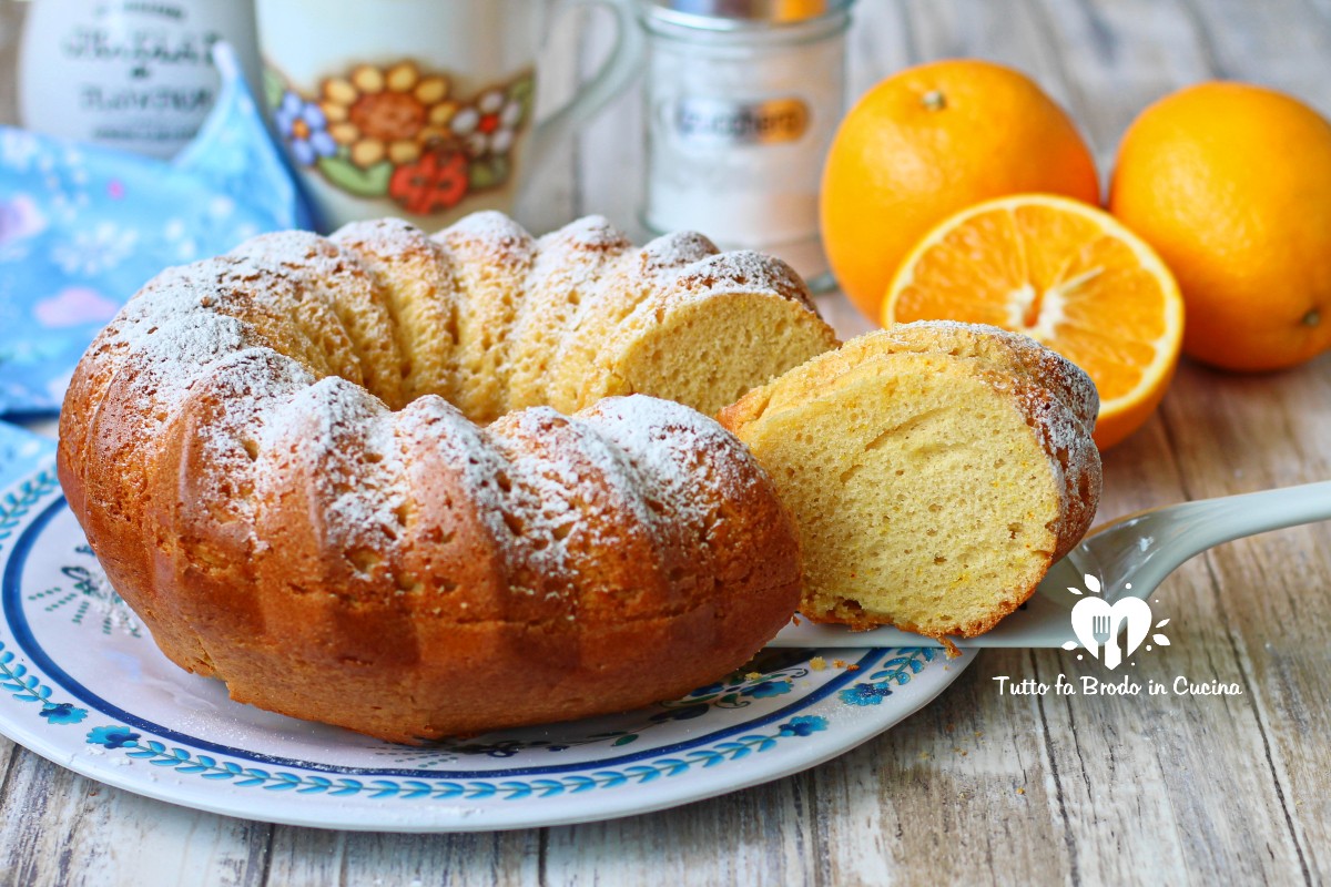 CIAMBELLA ALL'ARANCIA CON CANNELLA