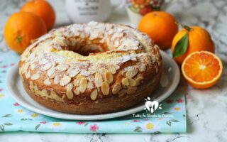 CIAMBELLA ALL'ARANCIA E MANDORLE SENZA LATTOSIO