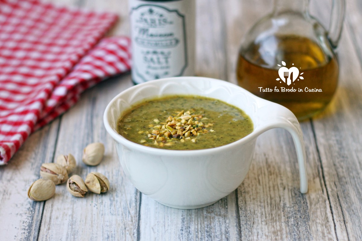 PESTO DI PISTACCHIO fatto in casa anche Bimby Tutto fa Brodo in Cucina