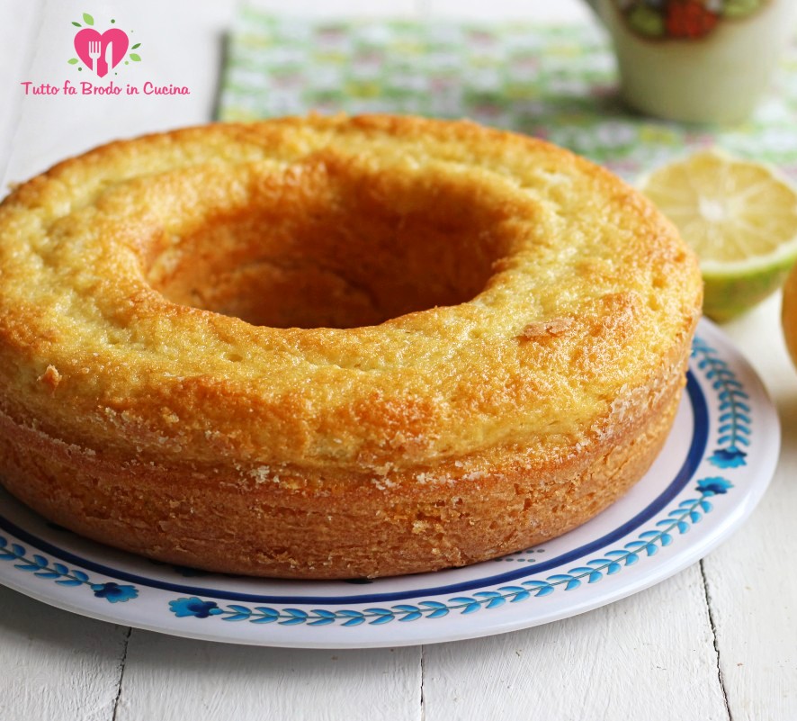 CIAMBELLA AL LIMONE SENZA BURRO E LATTE 