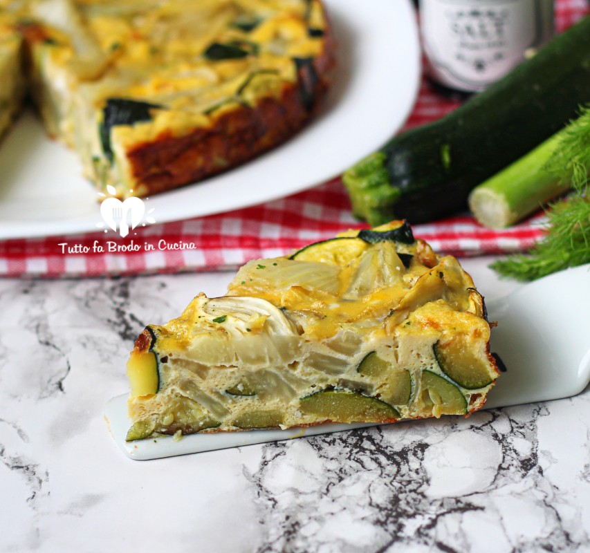 FRITTATA DI FINOCCHI E ZUCCHINE