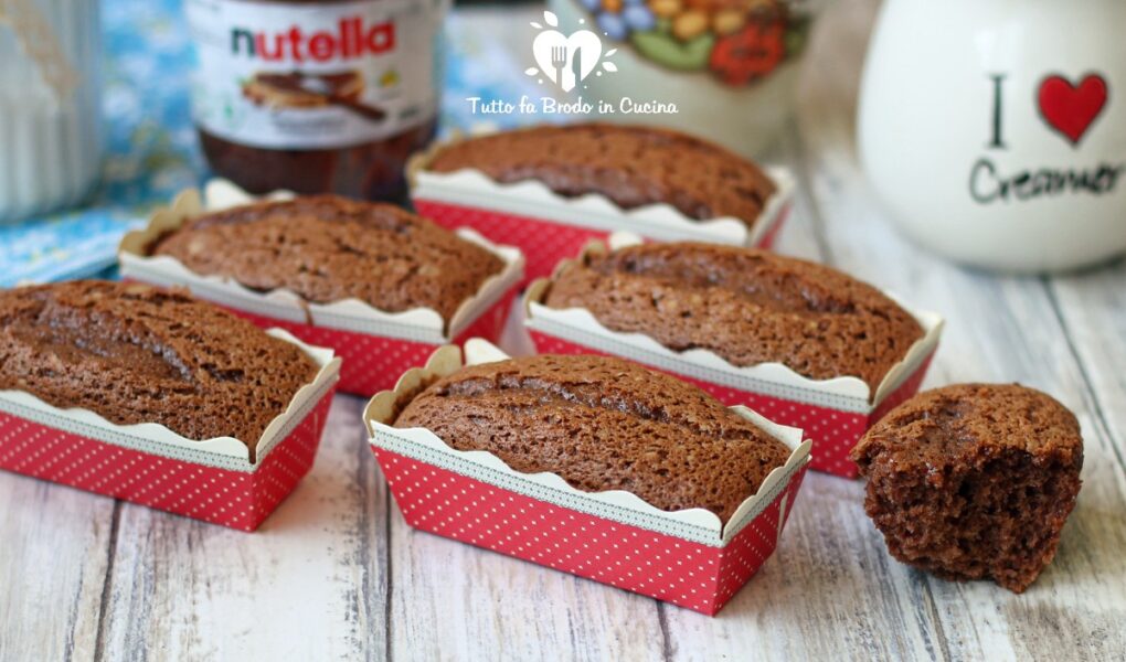 MINI PLUMCAKE ALLA NUTELLA