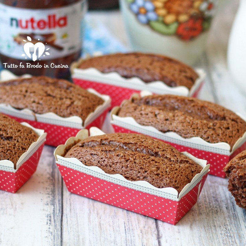 MINI PLUMCAKE ALLA NUTELLA