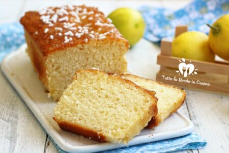 Plumcake Al Limone Senza Lattosio Morbidissimo Tutto Fa Brodo In Cucina