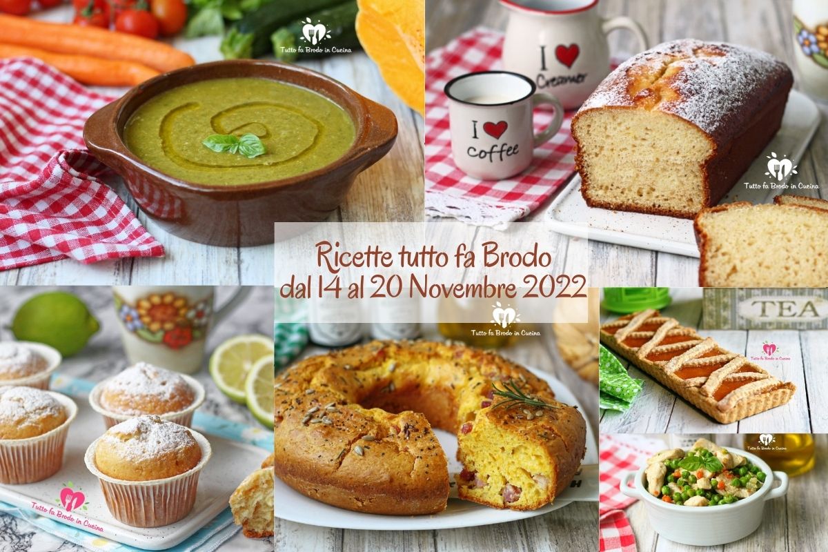 Raccolta Ricette Tutto Fa Brodo Dal Al Novembre Tutto Fa Brodo In Cucina