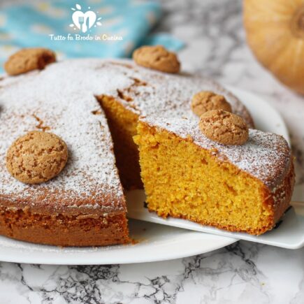 Torta Di Zucca E Amaretti Alta E Soffice Tutto Fa Brodo In Cucina