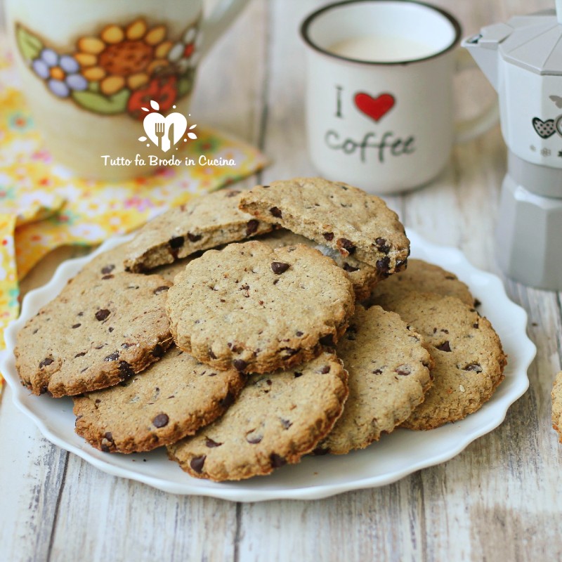 BISCOTTI ALL'AVENA E GOCCE DI CIOCCOLATO BIMBY