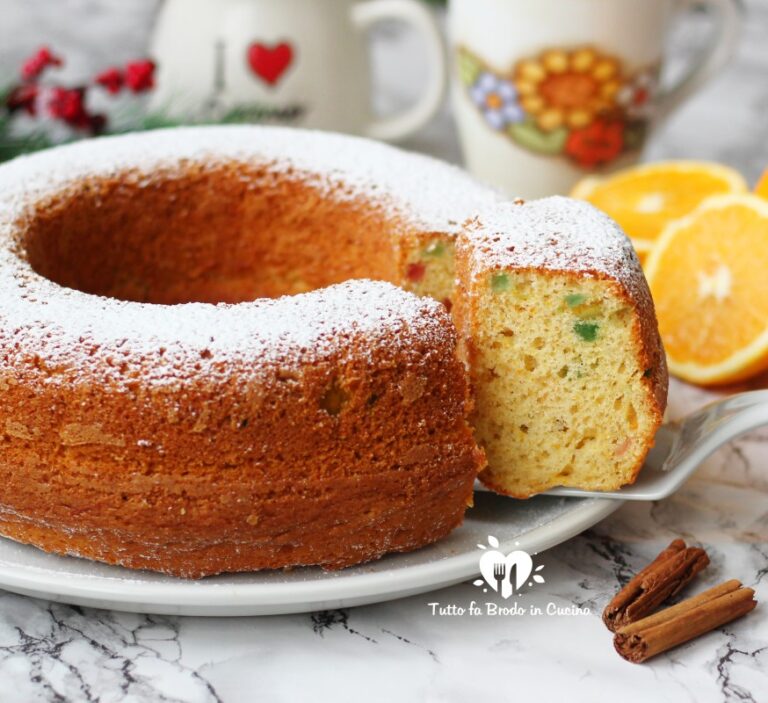 Ciambella All Arancia Speziata Con Canditi Tutto Fa Brodo In Cucina