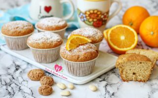 MUFFIN ALL’ARANCIA E AMARETTI BIMBY