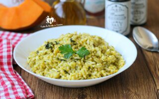 RISOTTO ALLA ZUCCA E SPINACI anche Bimby