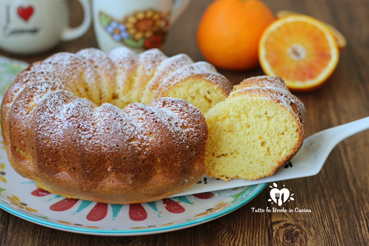 Ciambella All Arancia Sofficissima Tutto Fa Brodo In Cucina