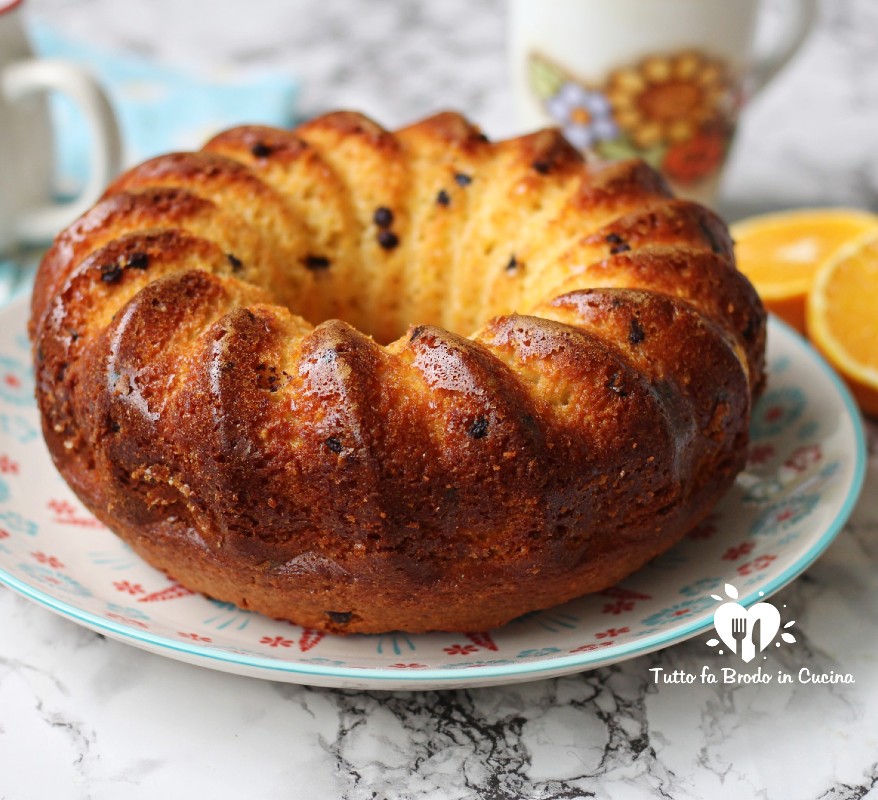 CIAMBELLA ALLO YOGURT E ARANCIA BIMBY