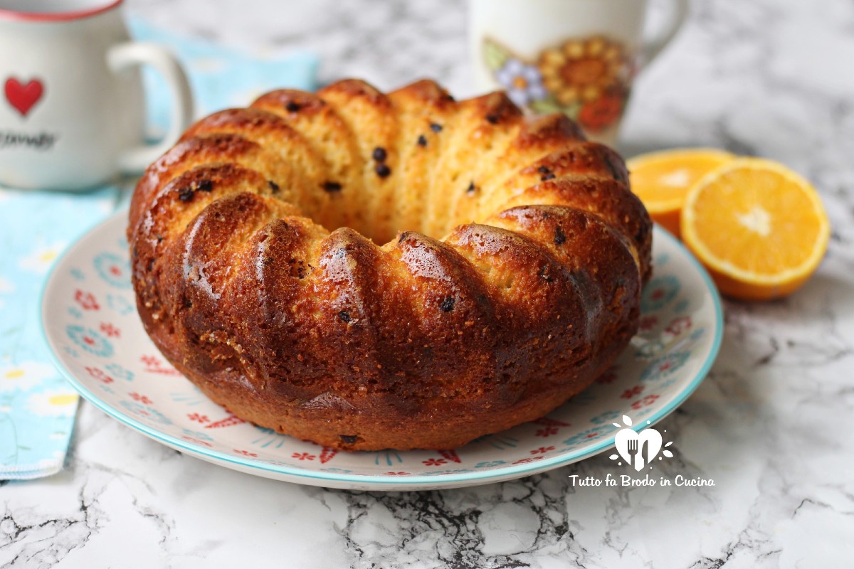 CIAMBELLA ALLO YOGURT E ARANCIA BIMBY