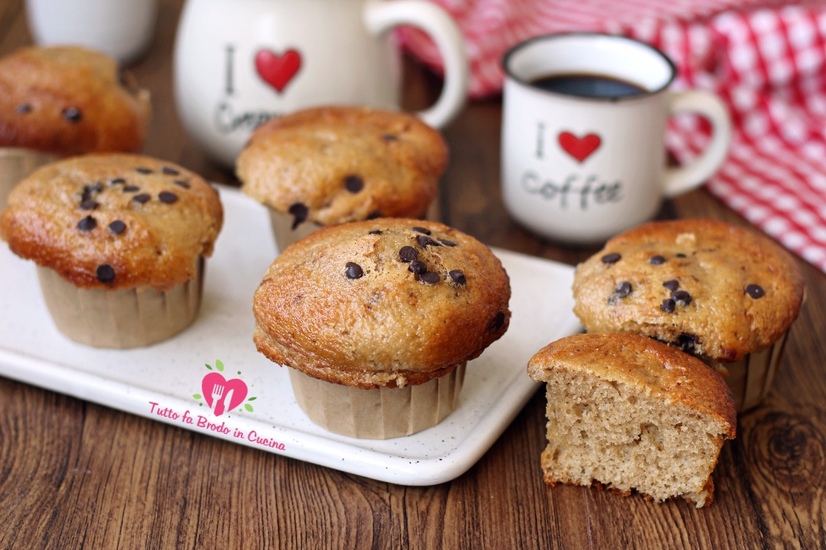 Muffin Allo Yogurt Gusto Caff Morbidissimi Tutto Fa Brodo In Cucina