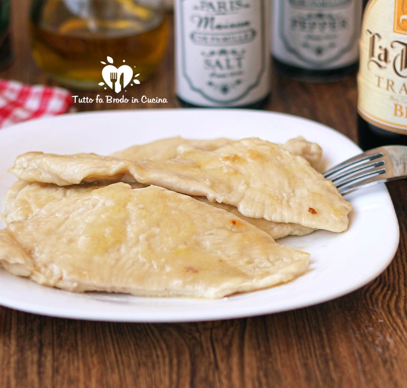 SCALOPPINE DI POLLO ALLA BIRRA