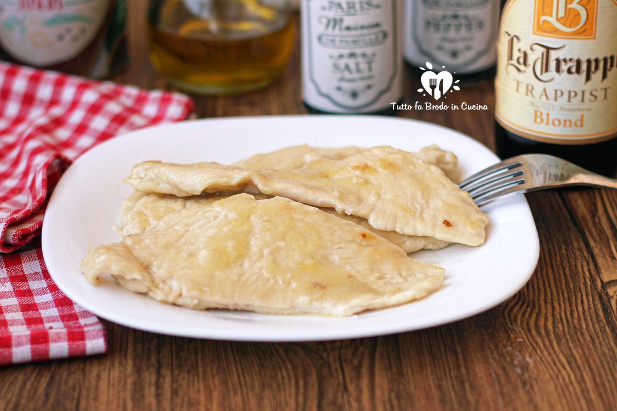 SCALOPPINE DI POLLO ALLA BIRRA