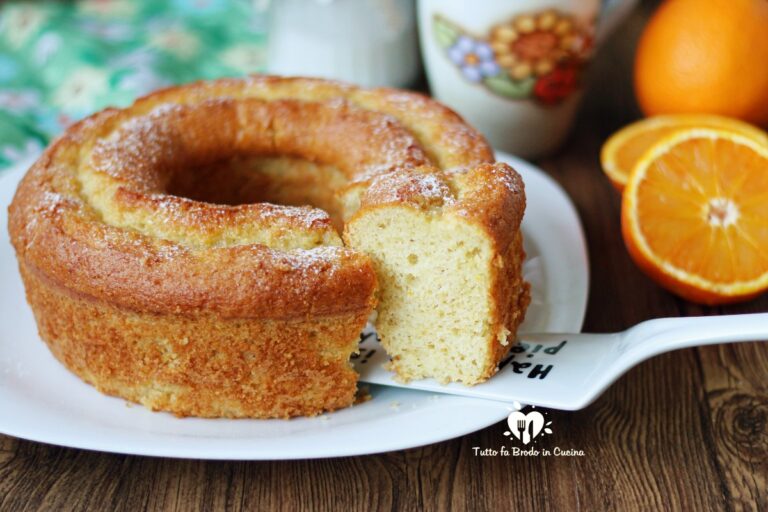 Ciambella All Arancia Senza Burro E Latte Morbidissima Tutto Fa Brodo In Cucina