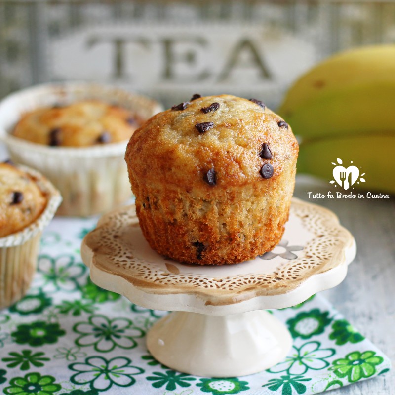 MUFFIN ALLA BANANA SENZA BURRO anche Bimby Tutto fa Brodo in Cucina