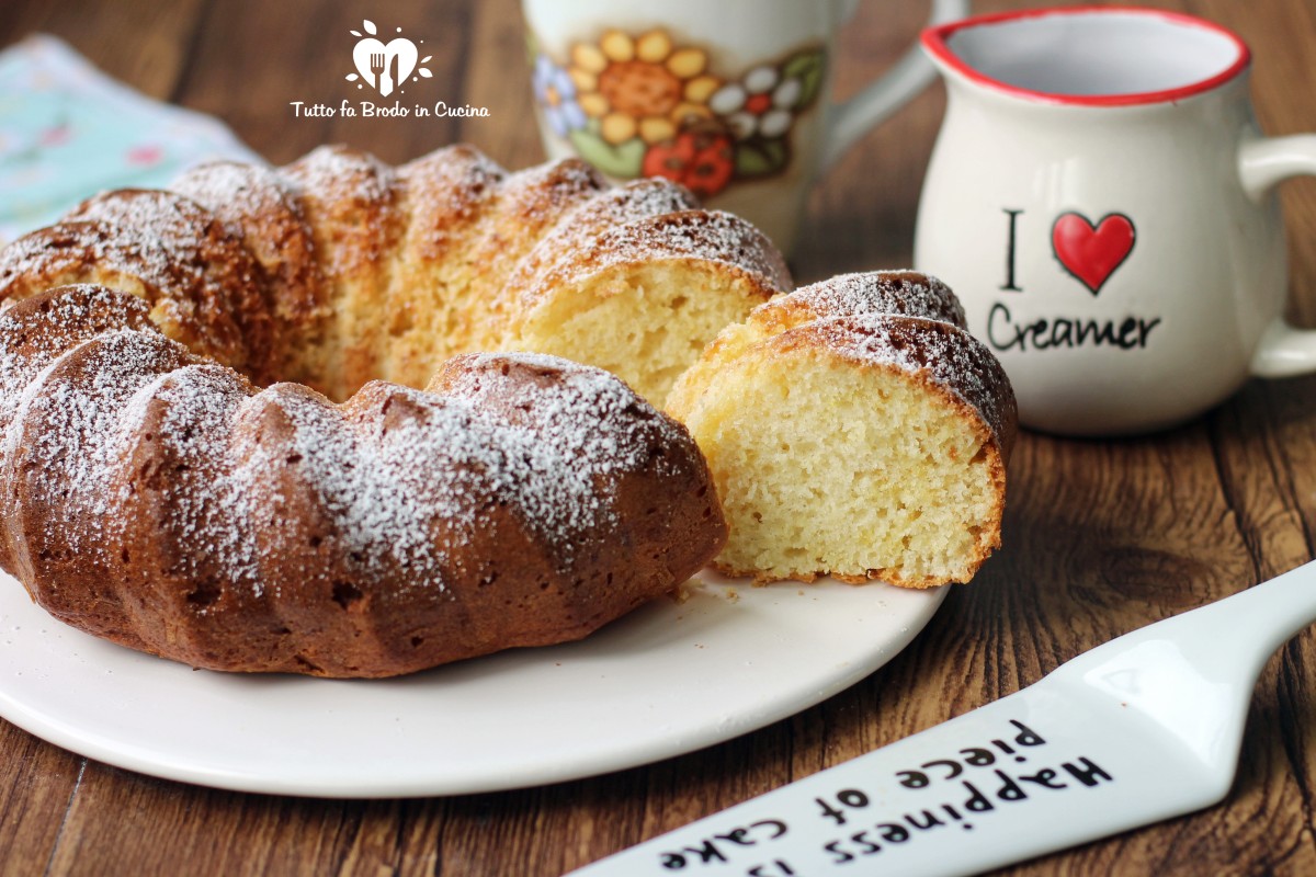 Ciambella Allo Yogurt Con Uovo Senza Lattosio Tutto Fa Brodo In Cucina