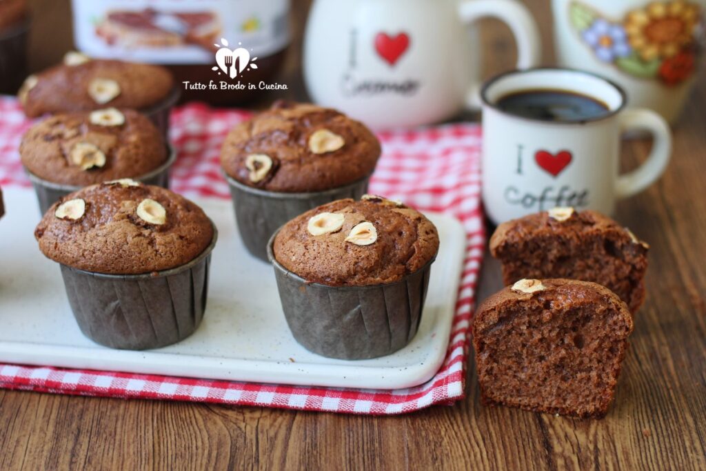 Muffin Alla Nutella Golosissimi Tutto Fa Brodo In Cucina