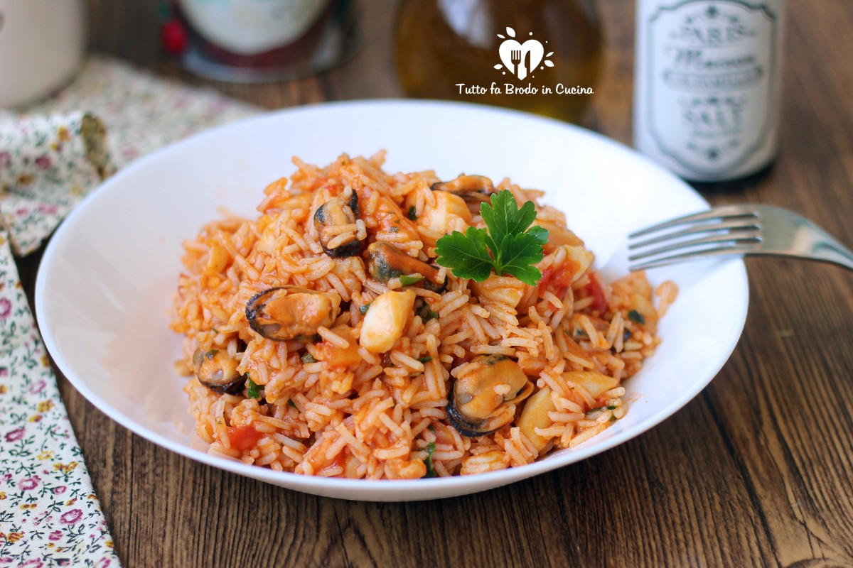 RISO AI FRUTTI DI MARE Tutto fa Brodo in Cucina