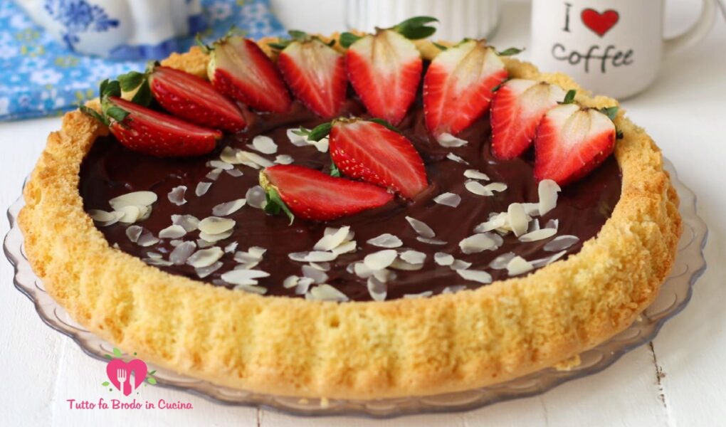 Crostata Morbida Alla Nutella E Fragole Bimby Tutto Fa Brodo In Cucina