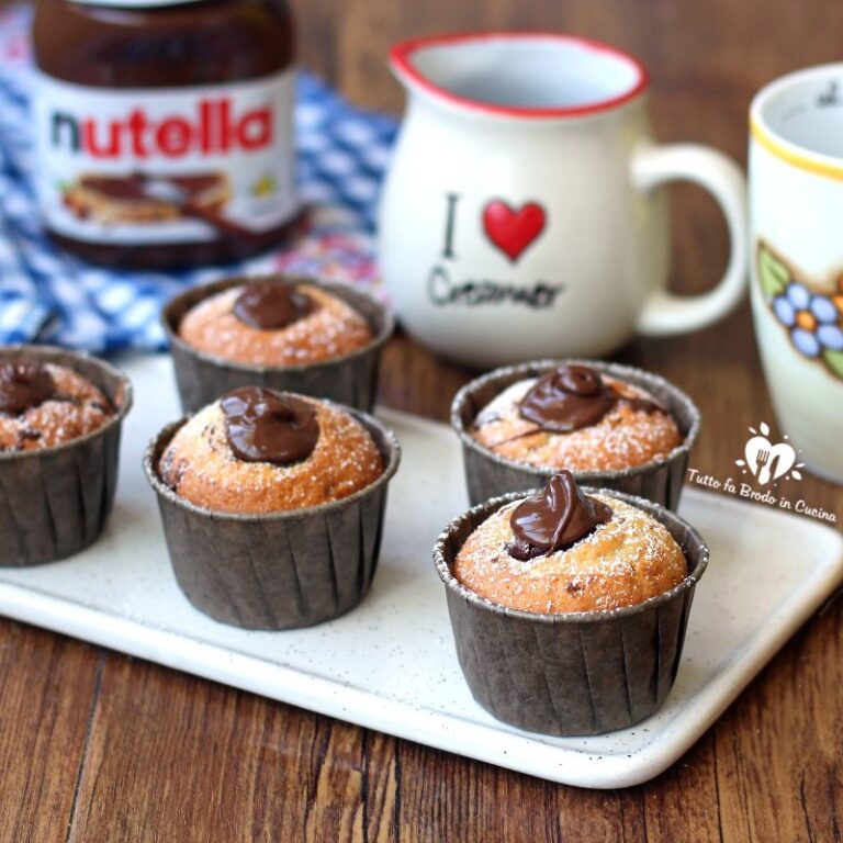 Muffin Cuor Di Nutella Anche Bimby Tutto Fa Brodo In Cucina