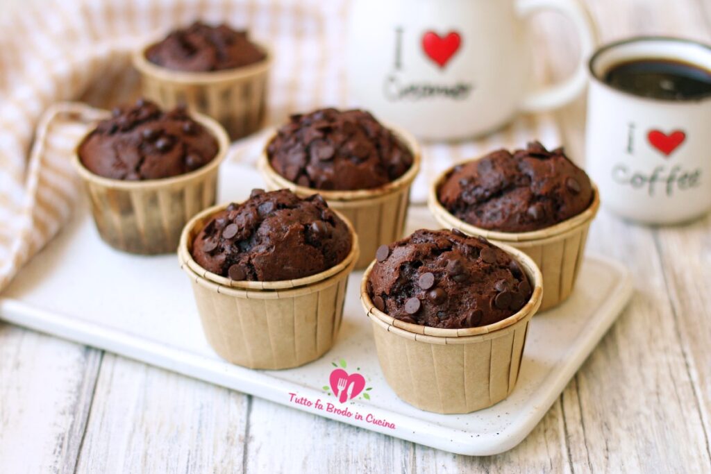 Muffin Soffici Al Cioccolato Senza Burro Anche Bimby Tutto Fa Brodo