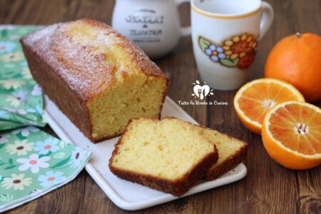 PLUMCAKE ALL'ARANCIA SENZA BURRO E LATTE