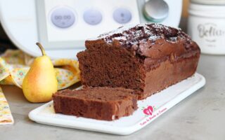PLUMCAKE ALLE PERE E CIOCCOLATO BIMBY
